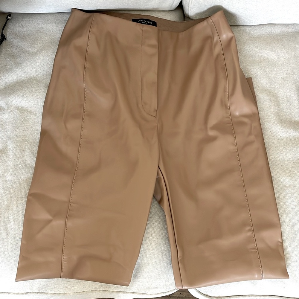 Ann Taylor faux leather pants